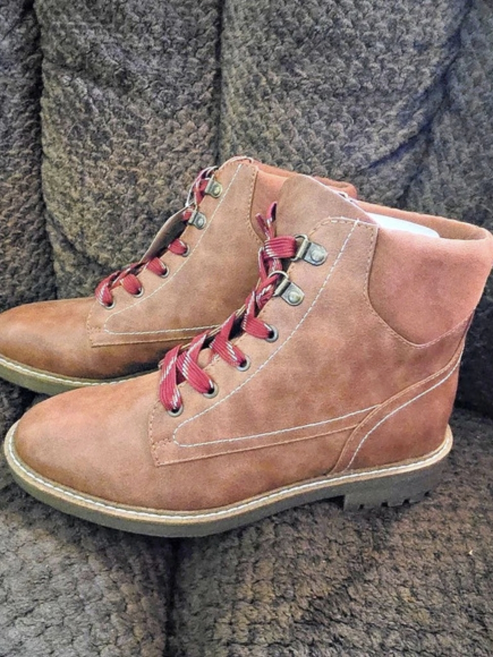 Aerosoles Lace-Up Ankle Boots Brown US 7.5 NWT